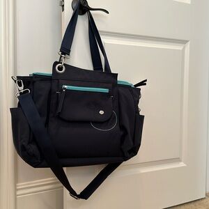 Haiku Satchel/Laptop bag, Navy Blue